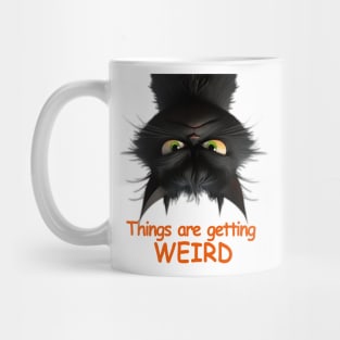 Angus the Cat - Things are Getting Weird Mug